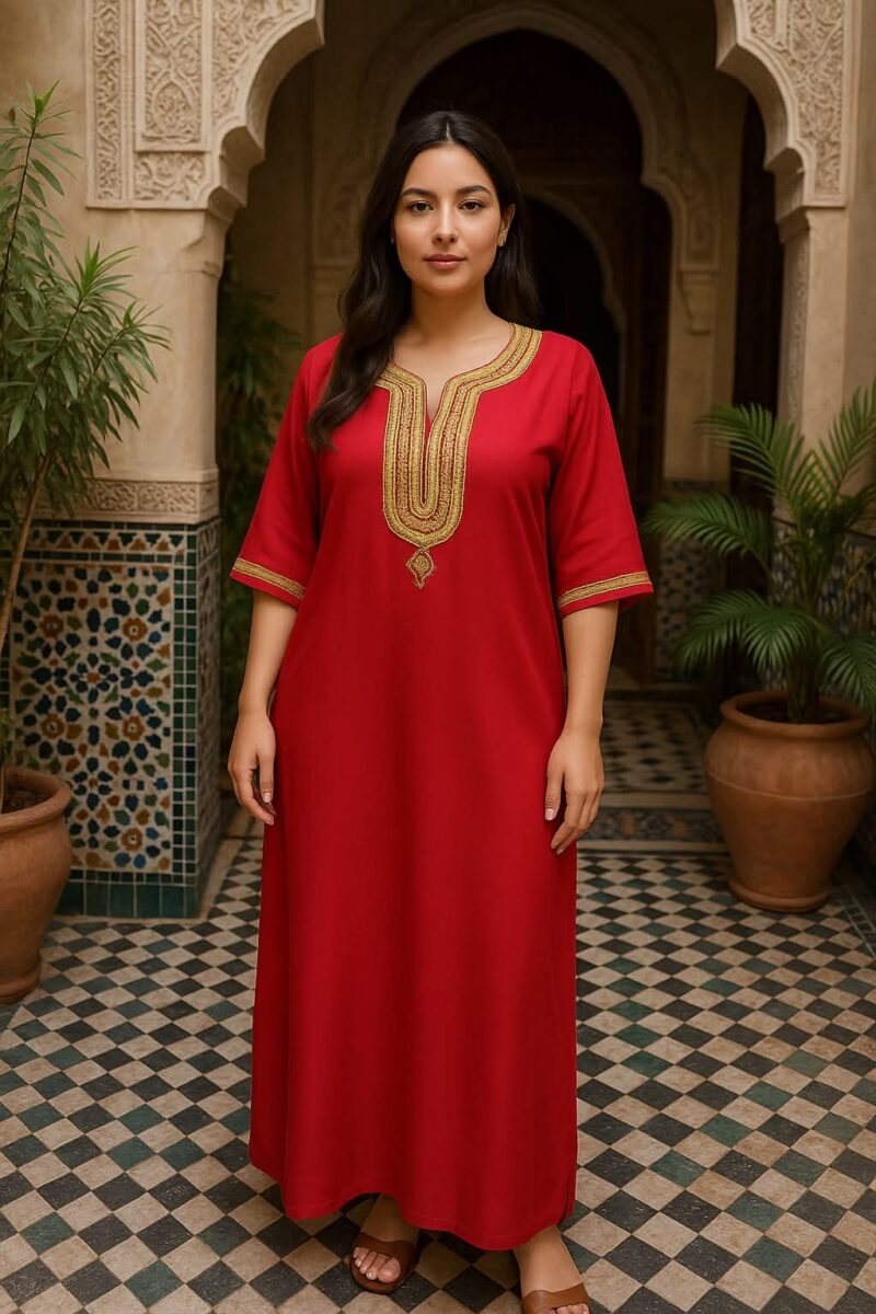 Moroccan red caftan