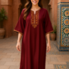🌿 Moroccan Green Caftan – Elegant, Cultural & Comfortable - Image 4