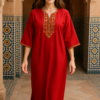 🌿 Moroccan Green Caftan – Elegant, Cultural & Comfortable - Image 5