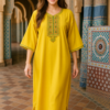🌿 Moroccan Green Caftan – Elegant, Cultural & Comfortable - Image 2